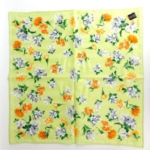 Yves Saint Laurent Lavender and Yellow Floral Scarf reasonable offer is accepted